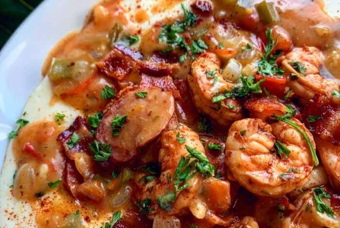 Shrimp and grits louisiana style