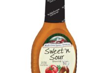 Sweet and sour salad dressing