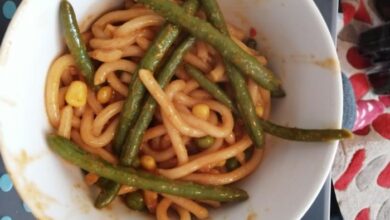 Udon peanut butter noodles