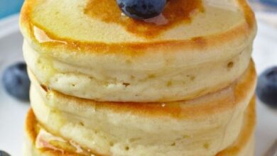 Copycat milk n cookies pancakes