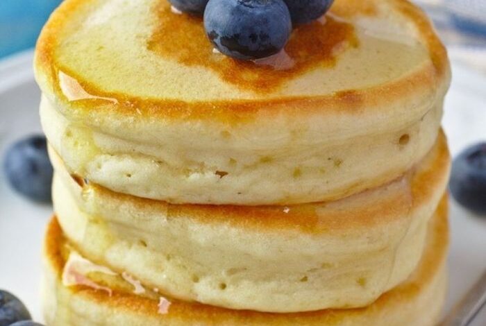 Copycat milk n cookies pancakes