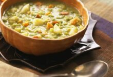 Vegan split pea soup i