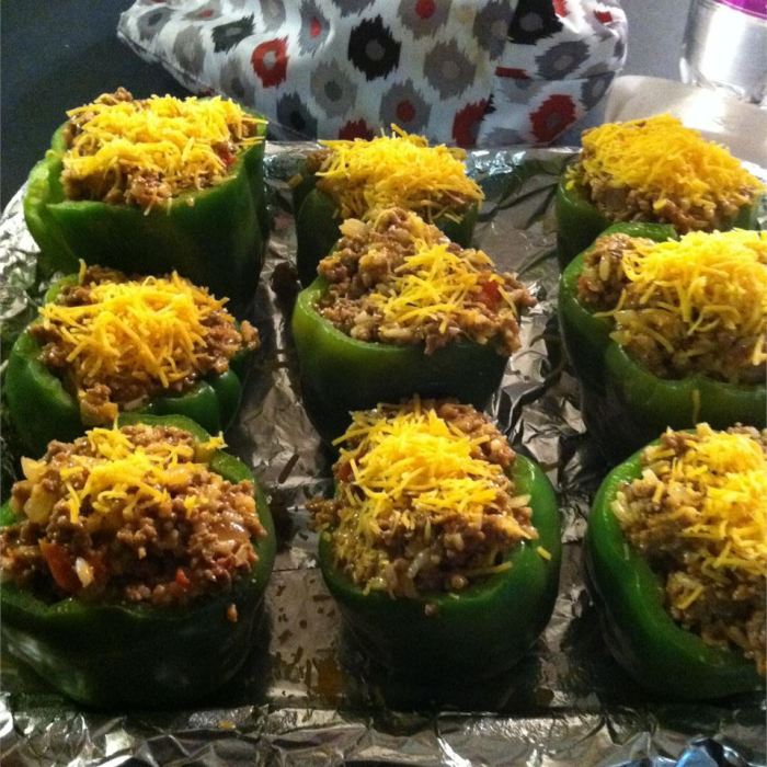 Stuffed green peppers ii