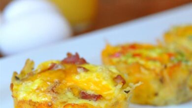 Birds nest breakfast cups