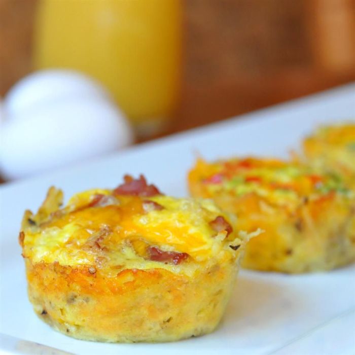 Birds nest breakfast cups