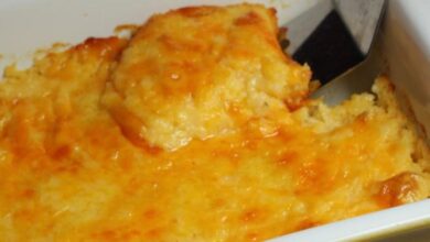 Kentucky garlic cheese grits