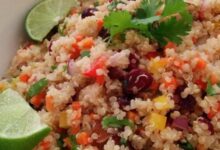 Cranberry cilantro quinoa