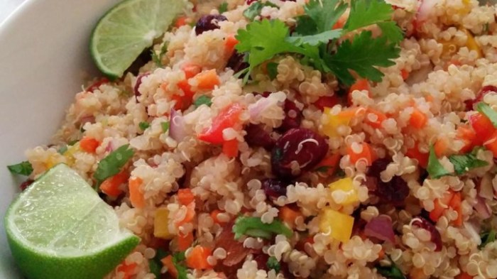 Cranberry cilantro quinoa