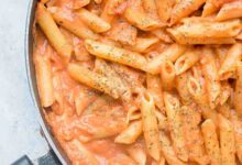 Penne russo a la vodka