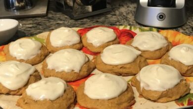 Pumpkin cookies with cream cheese frosting the worlds best