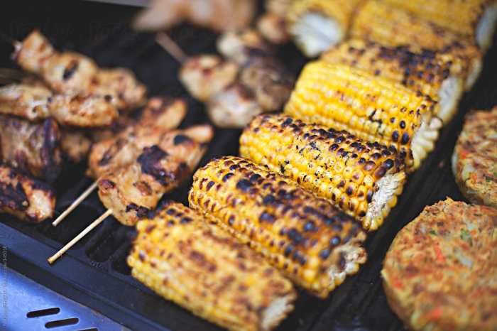 Corn cob grilled grill cook charred perfectly