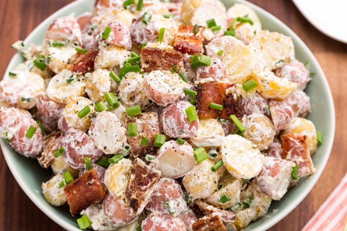 Kristens bacon ranch potato salad