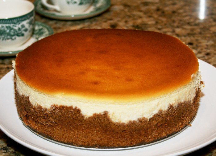 Light and airy cheesecake