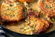 Chef johns smothered pork chops