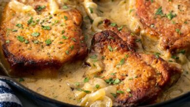 Chef johns smothered pork chops