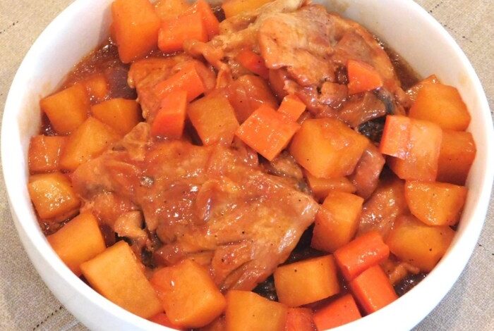 Chicken afritada filipino stew