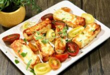 Air fryer halloumi cheese