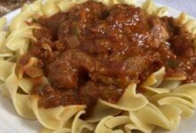 Simple swiss steak in a dutch oven