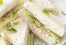 English tea cucumber sandwiches