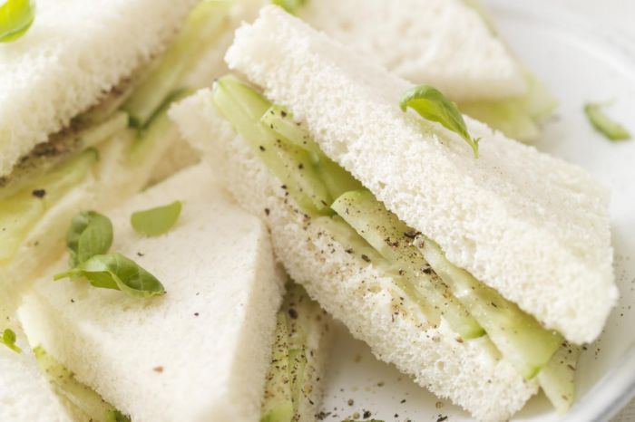 English tea cucumber sandwiches