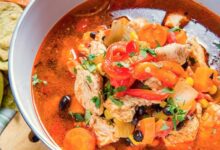 Tex mex turkey soup