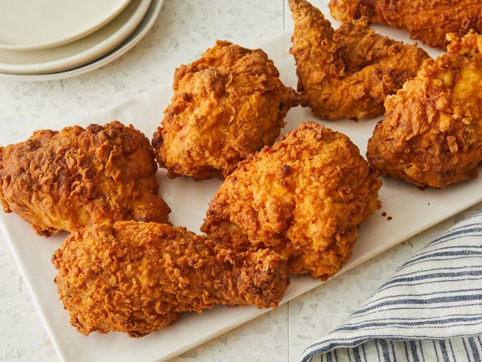 A southern fried chicken