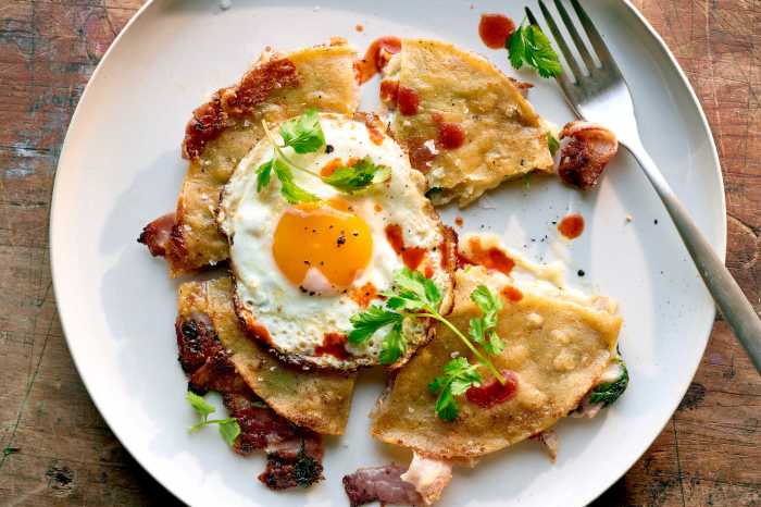 Simple egg and cheese breakfast quesadillas