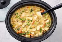 Cooker slow chicken stew choose board recipes