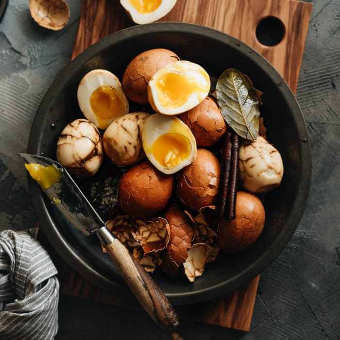 Chinese tea leaf eggs