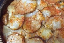 Creamy and crispy scalloped potatoes