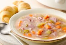 Easter ham bone soup