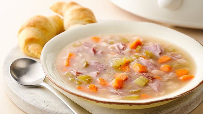 Easter ham bone soup