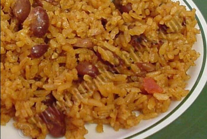 Beans rice puerto rican rico kimversations food recipe habichuelas pork recipes arroz