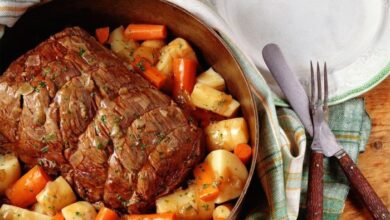 Pot roast with vegetables