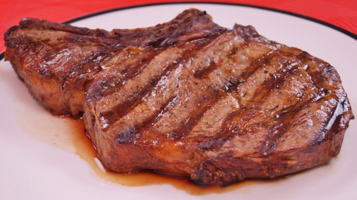 Rocks t bone steaks