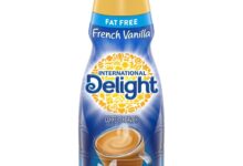 Fat free vanilla coffee creamer