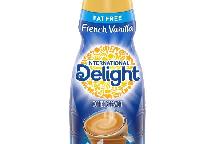 Fat free vanilla coffee creamer