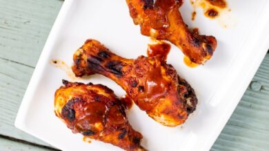 Baked bbq chicken drumsticks