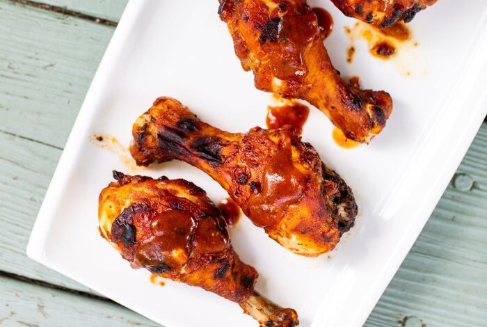 Baked bbq chicken drumsticks