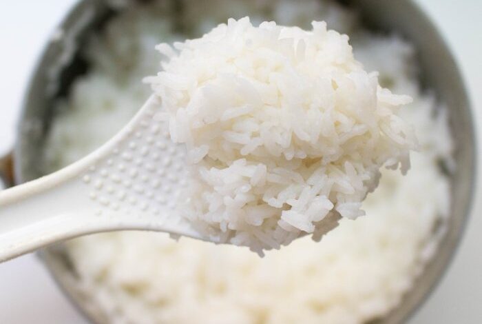 Filipino steamed rice cebu style