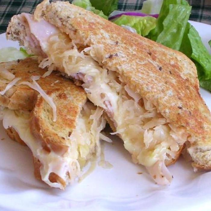 Grilled hot turkey sandwiches