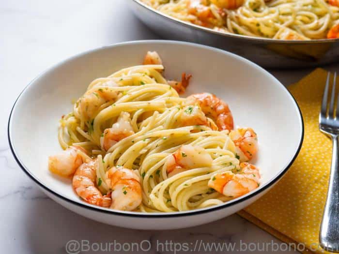 Scampi shrimp pasta recipe angel hair recipes sauce garlic lemon butter dinner cooked jessicagavin food seafood serve tomatoes served choose