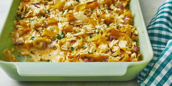 Grandmas creamy ham casserole