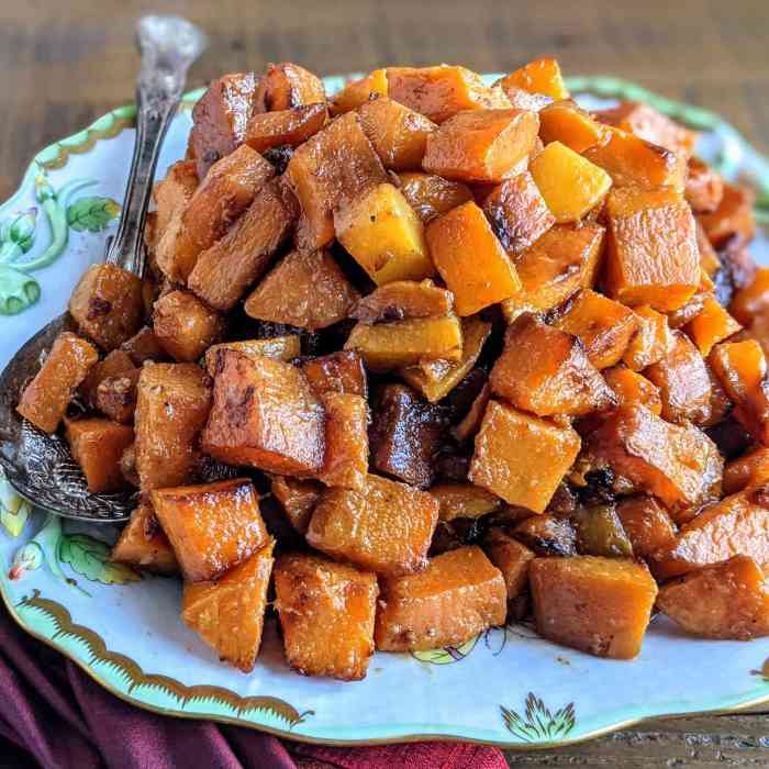 Simple roasted butternut squash