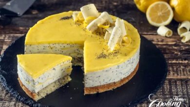 Lemon poppy seed cake