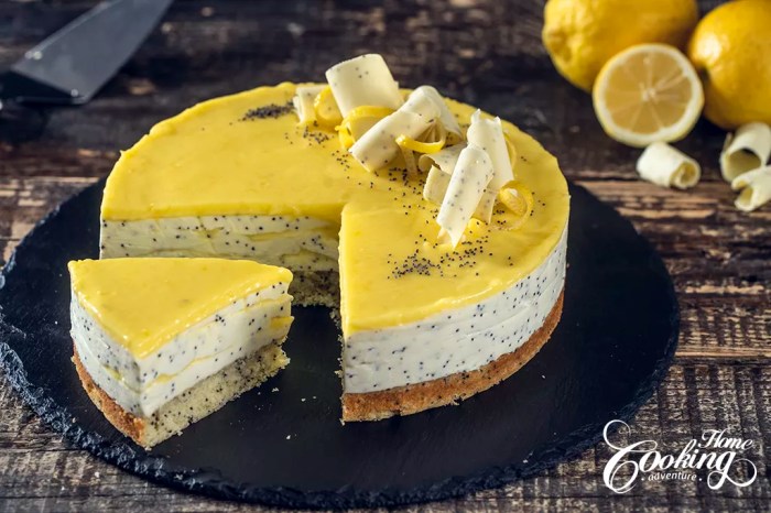 Lemon poppy seed cake