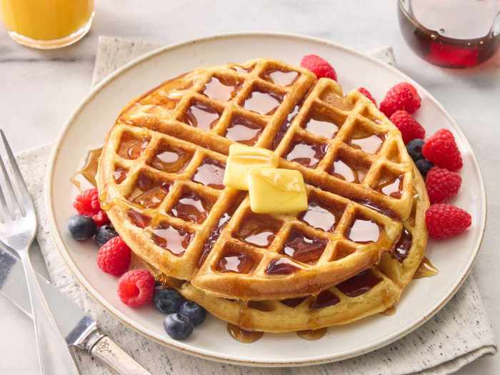 Tender and easy buttermilk waffles