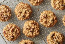 Cranberry orange oatmeal cookies