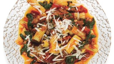 Rigatoni al segreto rigatoni with secret sauce