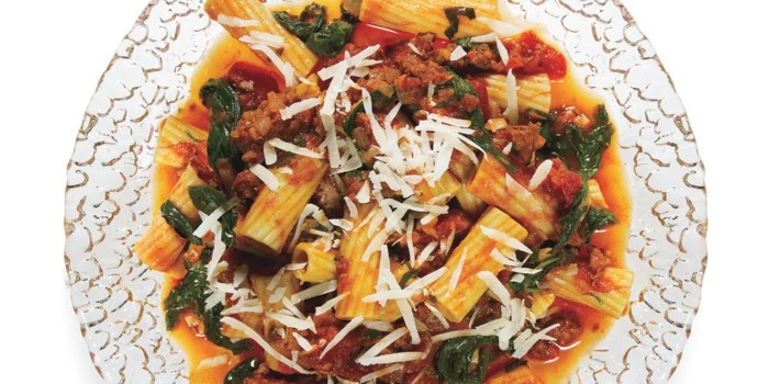 Rigatoni al segreto rigatoni with secret sauce